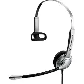 Epos SH 335, Kabel, Kantoorgebruik / callcenter, Hoofdtelefoon met microfoon, Zilver