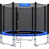Monzana Trampoline Blauw Ø183cm incl Veiligheidsnet