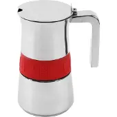 Big Buy Cooking Italiaanse Koffiepot BRA Elegance Red (10 Koppar)