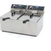 Maxima Frituurpan - 2x 11 L - 2 Manden - tot 2,8 Kg Frites