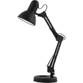 Globo Lighting Nostalgische Bureaulamp Famous Zwart