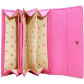 Esquire Leren Portemonnee Peru Ladies Purse Pink Paars
