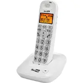 Maxcom MC6800 BB, DECT-telefoon, Draadloze headset, Luidsprekerfunctie, 20 tonen, Identificatie van de beller, Wit
