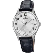 Festina Kwartshorloge Swiss Made Collection Armbandhorloge, herenhorloge, dameshorloge, datum, leren armband, saffierglas