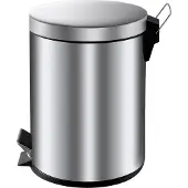 EKO Pedaalemmer 5 Liter Mat Chroom