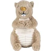 Happy horse Marmot Mason Knuffel 22cm - Bruin - Baby knuffel