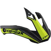 Cgm Zwart mat, geel fluorescerend vizier voor de 666 TWIN helm