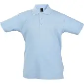 Sols Kinder Unisex Zomer II Pique Polo Shirt (Blauw Atol)