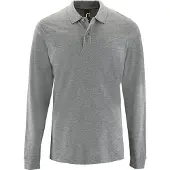 Sols Heren Perfecte Lange Mouw Pique Polo Shirt (Franse marine)