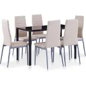 Prolenta Maison Exclusive - Eetset voor 7 personen, cappuccino-bruin