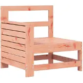 vidaXL Tuinbank met armleuning 69x62x70,5 cm massief douglashout