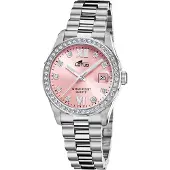 Lotus Analoog horloge pink