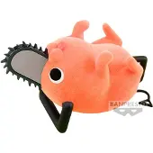Banpresto Kettingzaagman Pochita, pluizige, opblaasbare figuur, 7 cm