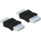 DeLOCK Adapter, stroomaansluiting 4-polig, voor 51/4 inch behuizing