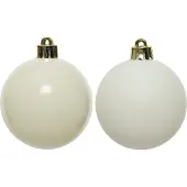 Kaemingk Kerstballen set | | Ø 10 cm | 4 stuks (Wit)