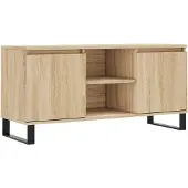 vidaXL Tv-meubel 104x35x50 cm bewerkt hout sonoma eikenkleurig