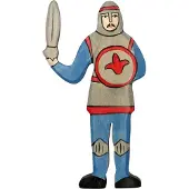 Holztiger Figurine Ridder Strijder - Blauw