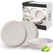 Villeroy & boch Dinerset Crafted Cotton Wit (4-delig)