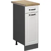 Vicco R-Line Keukenonderkast – 30 cm, WB Eik Wit Landhuis