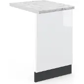 Vicco Fame-Line Frontpaneel – 45 cm, WB Marmer Wit Hoogglans