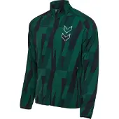Hummel Sportsweatshirt spar / donkergroen / zwart / wit