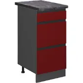 Vicco R-Line Keukenonderkast – 40 cm met laden, WB Antraciet Rood