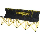 Lynx Sport Four Person Foldable Bench Zwart