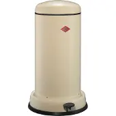 Wesco Baseboy Prullenbak met Soft Close | 20 Liter | Metaal - Amandel | Pedaalemmer
