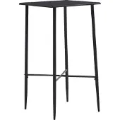 Syfax Bartafel 60x60x111 cm MDF zwart