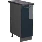 Vicco Fame-Line Vitrinekasten – 30 cm, WB Antraciet Donkerblauw hoogglans
