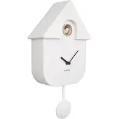Karlsson Klok Modern Cuckoo ABS White 21,5 x 41 cm