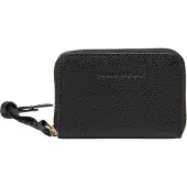 Marc O'Polo Leren Portemonnee Melissa Zip Wallet Black Zwart