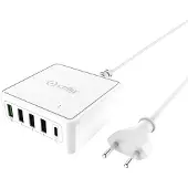 Celly Powerstation Oplader Met 5 Usb Poorten - Celly