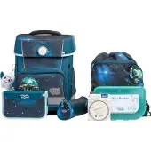 School-mood Champion Pro Schooltas set 7-delig petrol