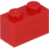 LEGO 250 stuks 3004 Stenenblokjes 1x2, basisstenen, 250 rood