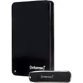 Intenso Memory Drive 2TB bonuspakket (incl. 32GB USB-stick) Praktische 2-in-1 oplossing bestaande uit externe harde schijf en USB-stick