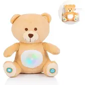 Chipolino Pluche Baby Nachtlamp Knuffelbeer met Muziek & Licht