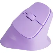 Natec Crake 2, geschikt voor rechtshandigen, verticaal ontwerp, optische sensor, draadloze RF-verbinding + Bluetooth, 2400 DPI, paars