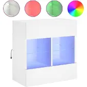 Syfax Tv-meubel met LED-verlichting 58,5x30x60,5 cm wit