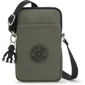 Kipling Schoudertas 'Tally' donkergroen / zwart
