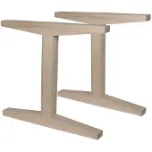 Wovar Tafelpoot Hout Beuken I|vorm | 72 cm | Per Set