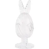 Clayre & Eef Glazen potje Ei Ø 9x22 cm Transparant Glas
