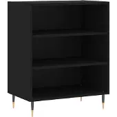 Syfax Dressoir 57x35x70 cm bewerkt hout zwart