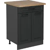 Vicco R-Line Keukenonderkast – 60 cm, WB Eik Antraciet landhuis