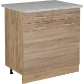 Vicco R-Line Keukenonderkast – 80 cm WB Marmer Sonoma