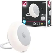 Paulmann Viby 92492 LED-nachtlamp met bewegingsmelder Rond LED Warmwit Wit