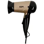 EDM 07634, Zwart, Goud, Effen kleur, Ophangklem, 1000 W, 1200 W, 1000 W