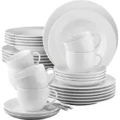 Seltmann Kombiservice 30-teilig A Rondo/Liane weiss 001.749275