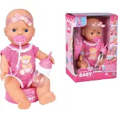 Simba - New Born Baby - Cute Doll - 30cm - Drink en plasfunctie - Babypop