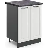 Vicco R-Line Keukenonderkast – 60 cm, WB Antraciet Wit Landhuis